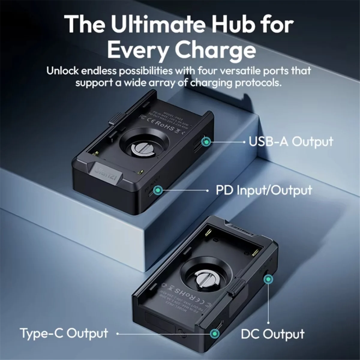 A20M PA03 NP-F لوحة محول البطارية لبطاريات سلسلة NP-F ل NP-F550، F570، F750، F770، F960، F970، F980