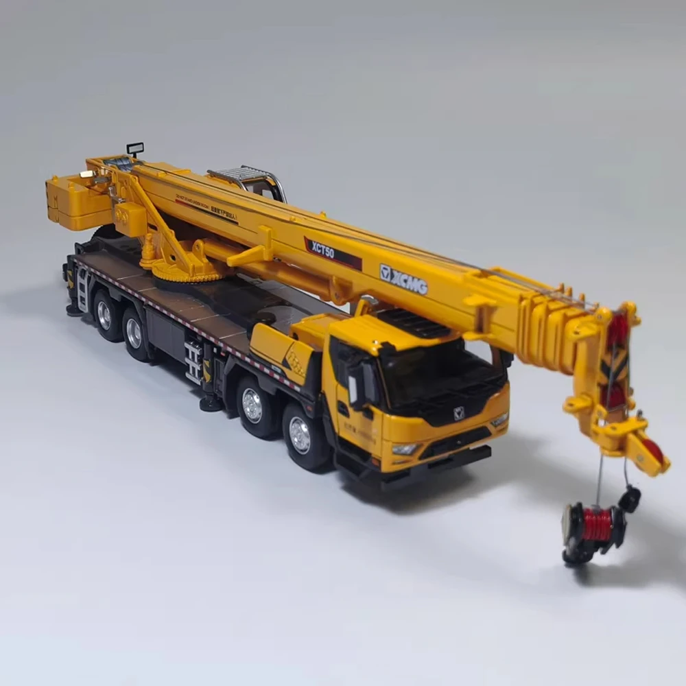 

New Launch 1:50 Scale Diecast Construction Model XCMG 50 Tons Truck Crane Replica Small tonnage Crane Collection Exhibition Gift
