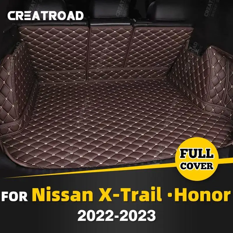 

Для Nissan X-Trail · Honor 2022 2023, автоматический коврик для багажника с полным покрытием, автомобильный защитный коврик, грузовой вкладыш, аксессуары для интерьера