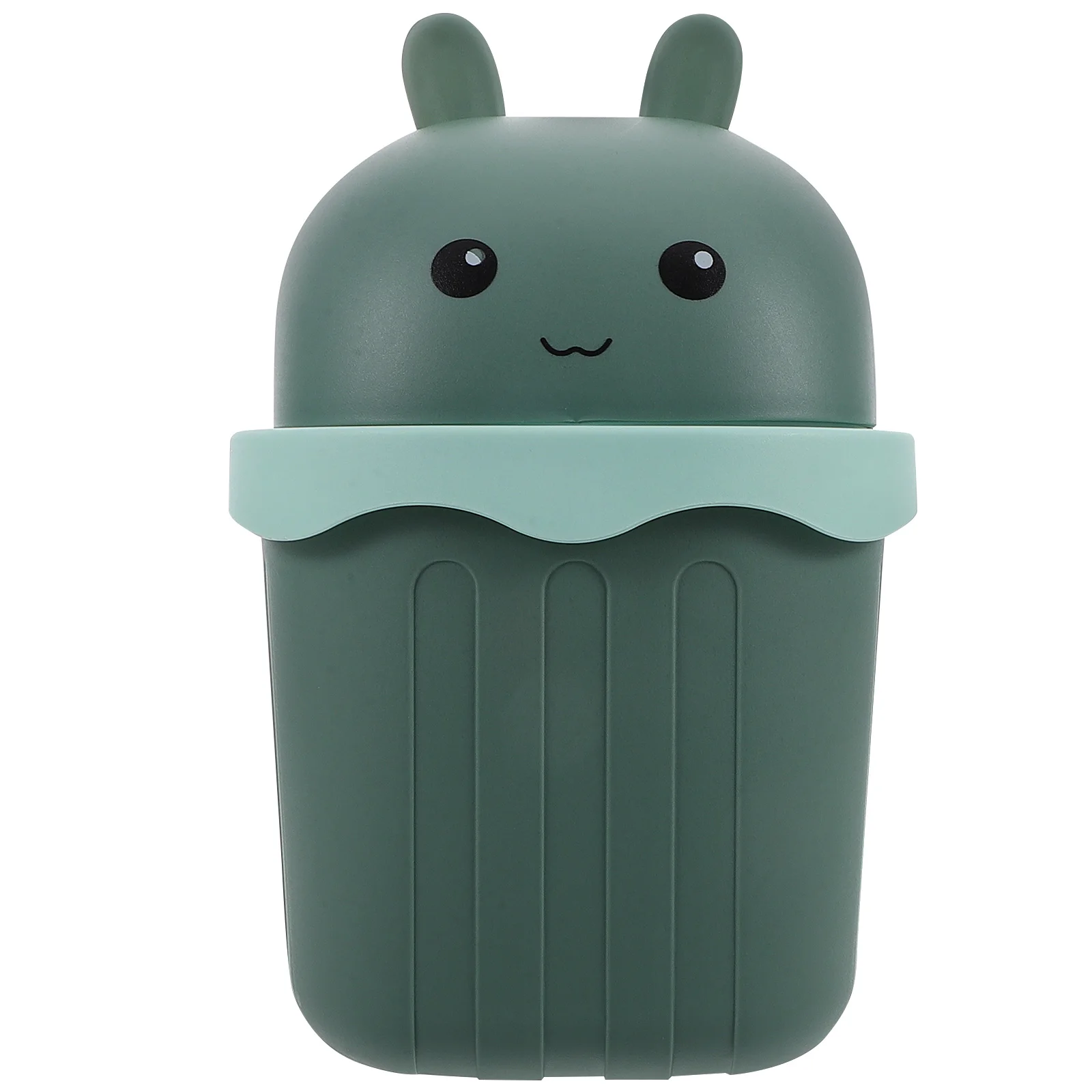 

Creative Mini Rv Trash Can With Lid For Car Office Home Desktop Cute Small Waste Bin Storage Keys Coins Multifunctional