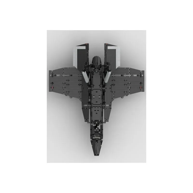 MOC-51391F35B воздушный истребитель в сборе, строительный блок, модель 1759, детали, детские строительные блоки на день рождения, игрушка в подарок