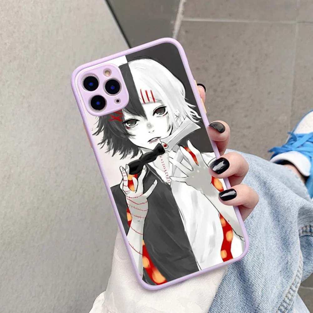 Anime JUUZOU SUZUYA Tokyo Phone Case for iPhone 14 11 12 13 Mini Pro Max 8 7 Plus X XR XS MAX Translucent Matte Cover