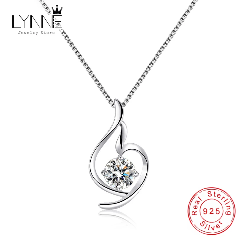 

Elegant Feather Wing Zircon Pendant Necklace Women Gift 925 Sterling Silver Fine Jewelry Fashion Purple CZ Symbol Clavicle Chain