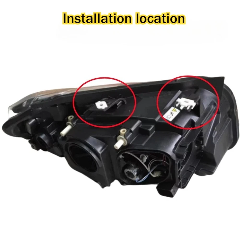 

Набор кронштейнов для лампы, комплект для ремонта фар, идеально подходит, простая установка, стабильные характеристики для BMW X1 E84 2010-2015