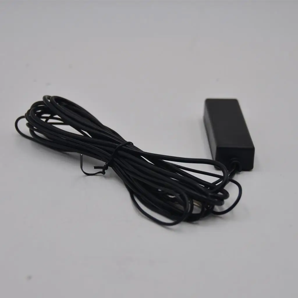 Conjunto de antena amplificada AM/FM estéreo electrónica negra apto para barcos RV