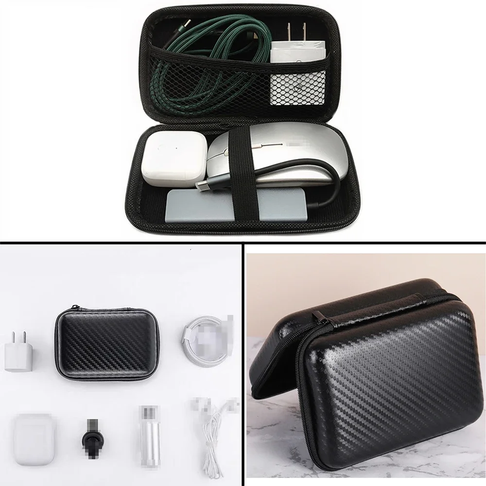 Eva Tool Case Storage Bags Zipper Pouch For Mobile Phone Charger Protection Box U Disk Data Cable Hard Case Data Line Travel Bag