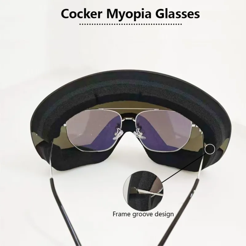 Winter Outdoor Ski Goggles Lightweight Ergonomic Design, Durable Lens for Downhill & Cross Country Skiing 3