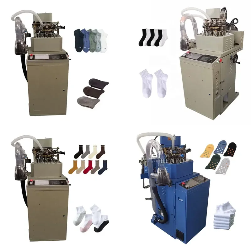High Efficiency Automatic Sock Knitting Machine for Industrial Use Fast Production Durable Metal Frame Easy Operation
