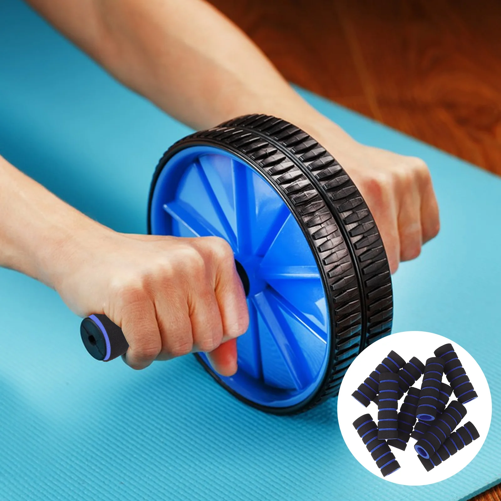 

10 Pcs Foam Fitness Equipment Grips for Exercise Foot Home Gym Machines Covers Sponge Tube Pads Tubing