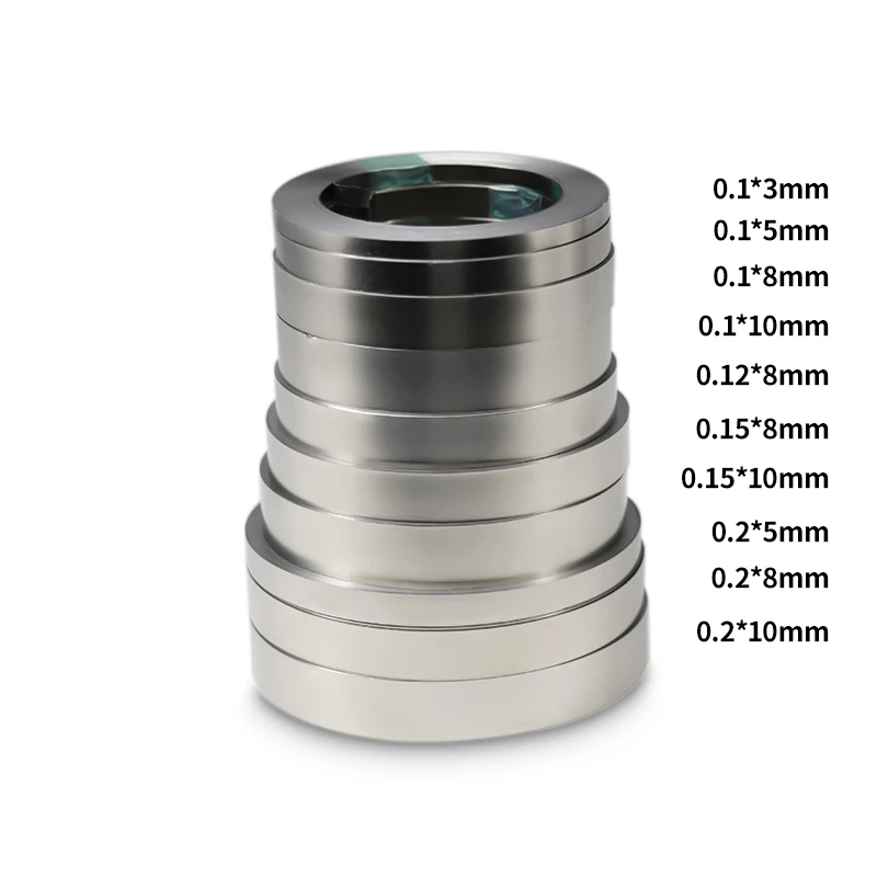 10 m/rolka 18650 akumulator litowo-jonowy niklowany złącze taśmy 0,1 mm 0,12 mm 0,15 mm 0,2 mm zgrzewanie punktowe stalowe złącze Battrey