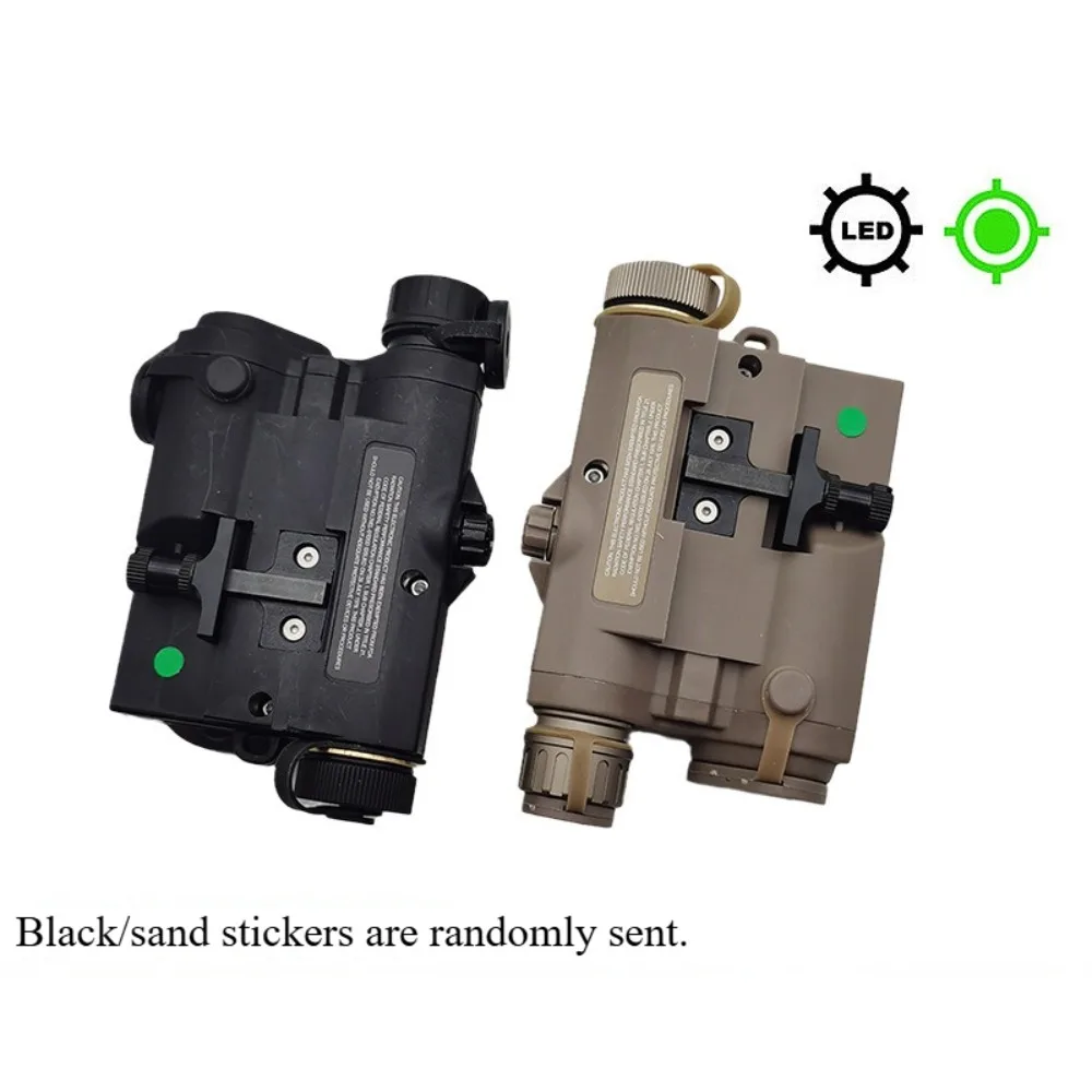 علبة بطارية ليزر خضراء PEQ15 إصدار خارجي ليزر أخضر IR ملء مؤشر الضوء فلاش الضوء الأبيض 3.5 مللي متر