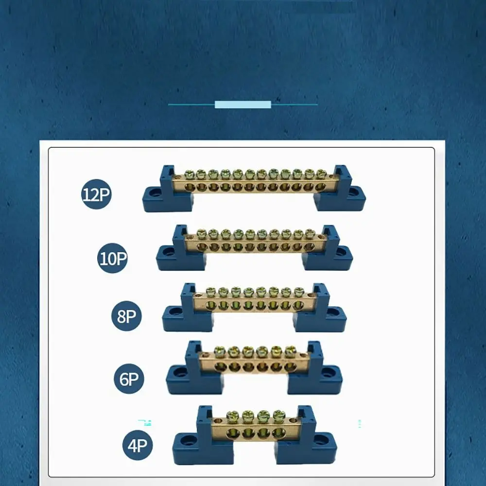 Wiring Terminal Distribution Box Connection Copper Terminal Blocks Copper Screw Terminal Block Copper Bar Connection Terminal
