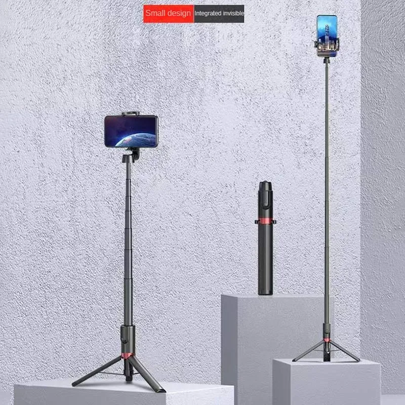 Portable Bluetooth Selfie Stick for Live Broadcast with Camera Tr