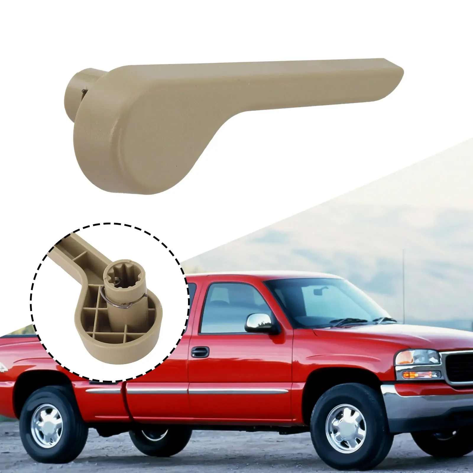 1pc Plastic Recliner Lever Handle For Chevrolet For GMC For Cadilllac LH Rear Seat Recliner Lever HANDLE 15279415