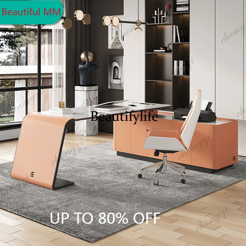 F182 PPP  Manager Strong Executive Office Desk Wood Storage Cheap Modern Executive Office Desk Luxury Large Tisch Small
