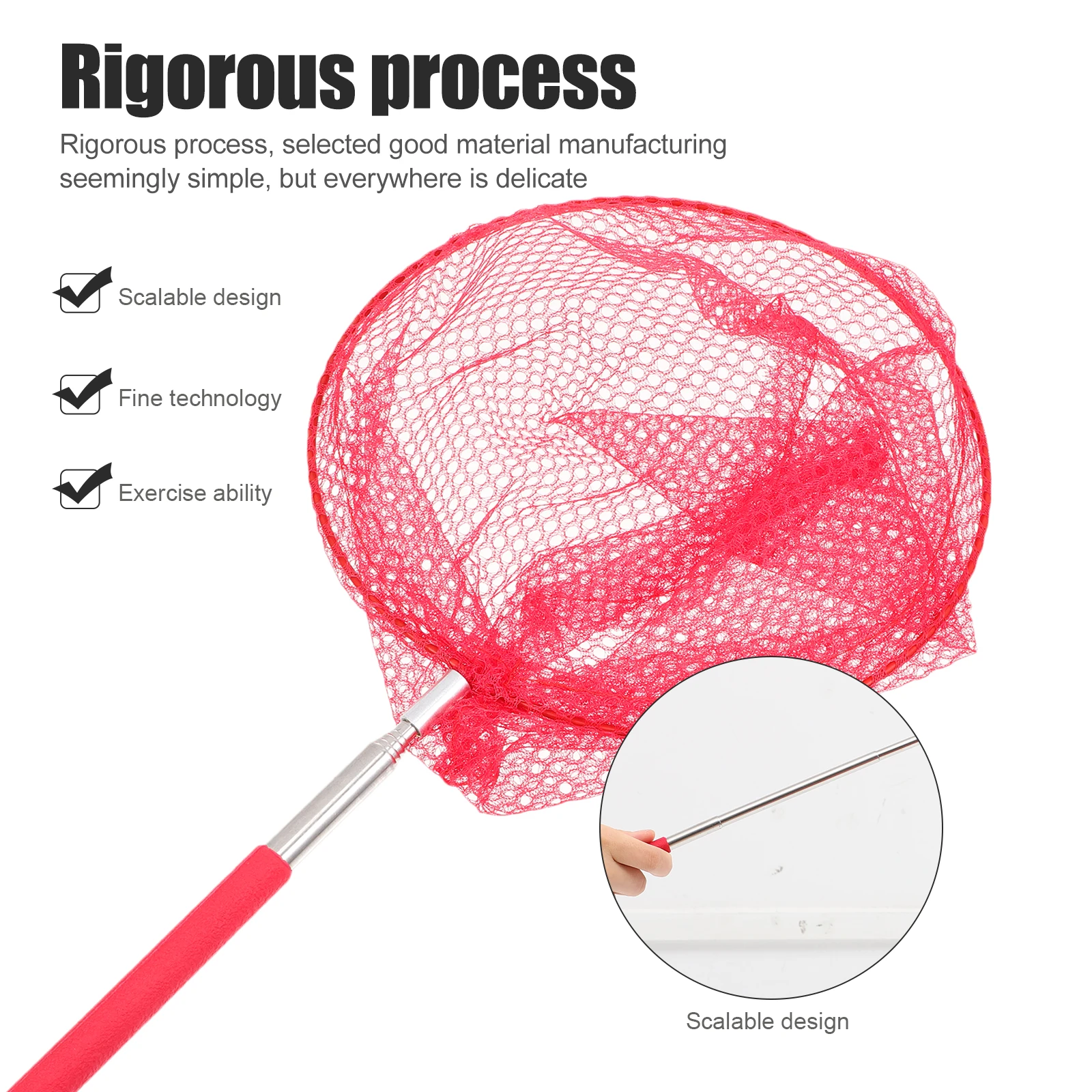 3 pezzi di cattura colorata rete elastica farfalle catcher per bambini insetti esplorazione di insetti attività estive all'aperto biologia