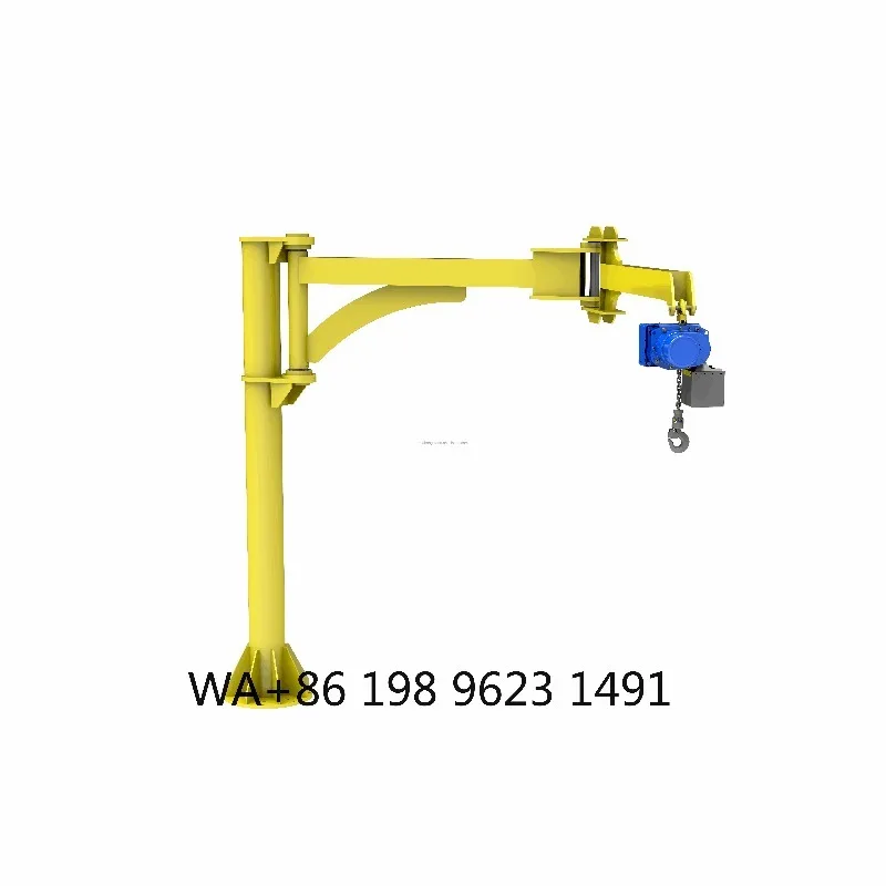 

CE ISO Certified Mini Jib Crane Portable Lifting Hoist for Construction Warehouse Workshop Goods Lifting Equipment