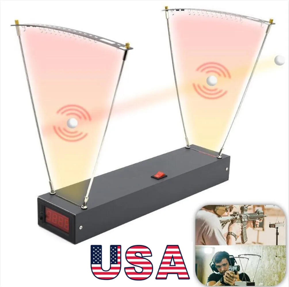 

Pro Velocimetry Velocity Speed Measuring Instruments 4-6500FPS Energy 0.1-6000J Slingshot Bow Steel Ball Speed Meter Shooting