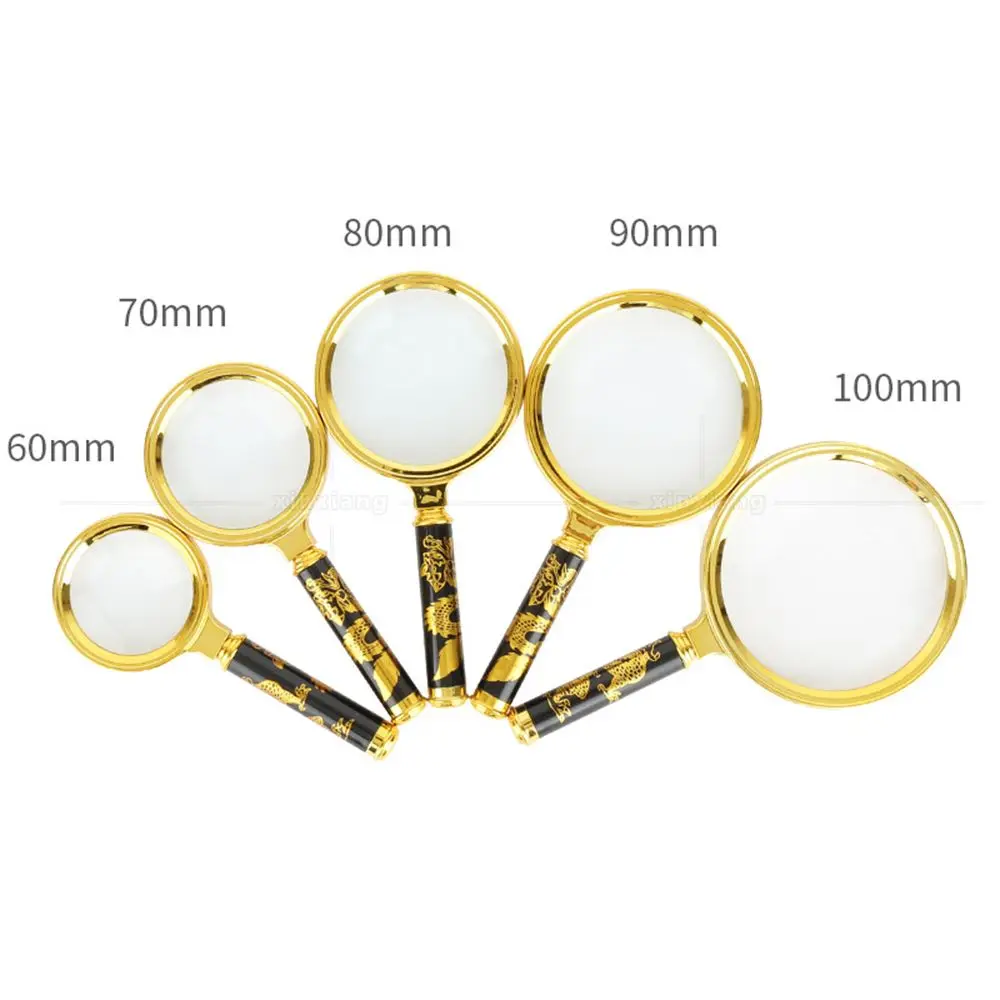 Microscopio portatile con lente d'ingrandimento per gioielli da lettura HD di alta qualità 60/70/80/90/100mm