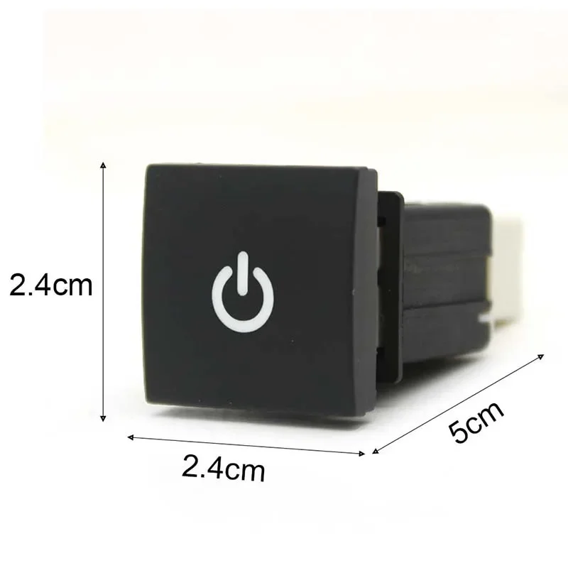 Car LED Steering Wheel Heat Mirror Heat Radar Parking Sensor Power Switch Button For VW Golf 6 Jetta 5 MK5 Caddy EOS Scirocco