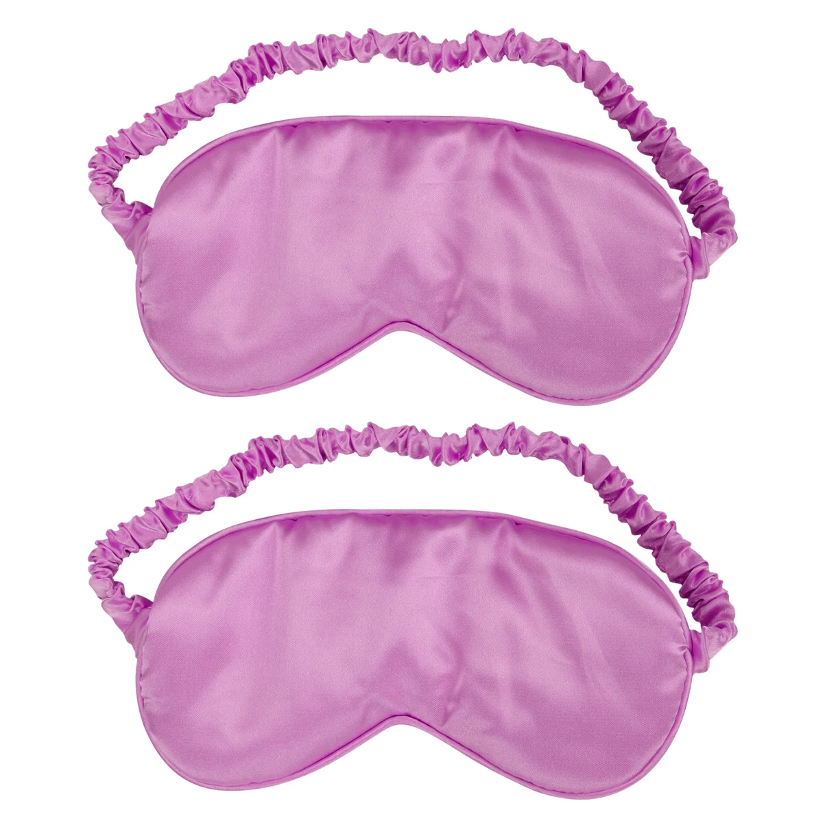 

2 pcs Mask Adjustable For Adults Kids Silk Eyeshade Soft Light Blocking Sleep Eyeshade Travel Home Silk Mask Use