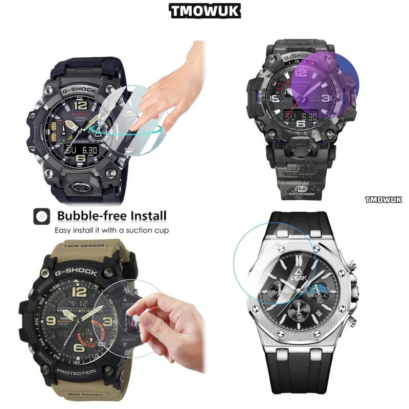 

For Casio GWG-2000 S2200 S140 EFV 540D L MDV 107 EFV 520DB GRB 100 GA 2110 - Shockproof Tempered Glass Protector
