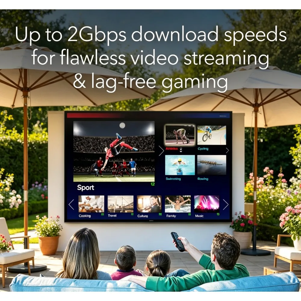 Garden New DOCSIS 3.1 Mid/high-Split Cable Modem (CM3000-1AZNAS) - Cable Plans up to 2.5Gbps-Modems