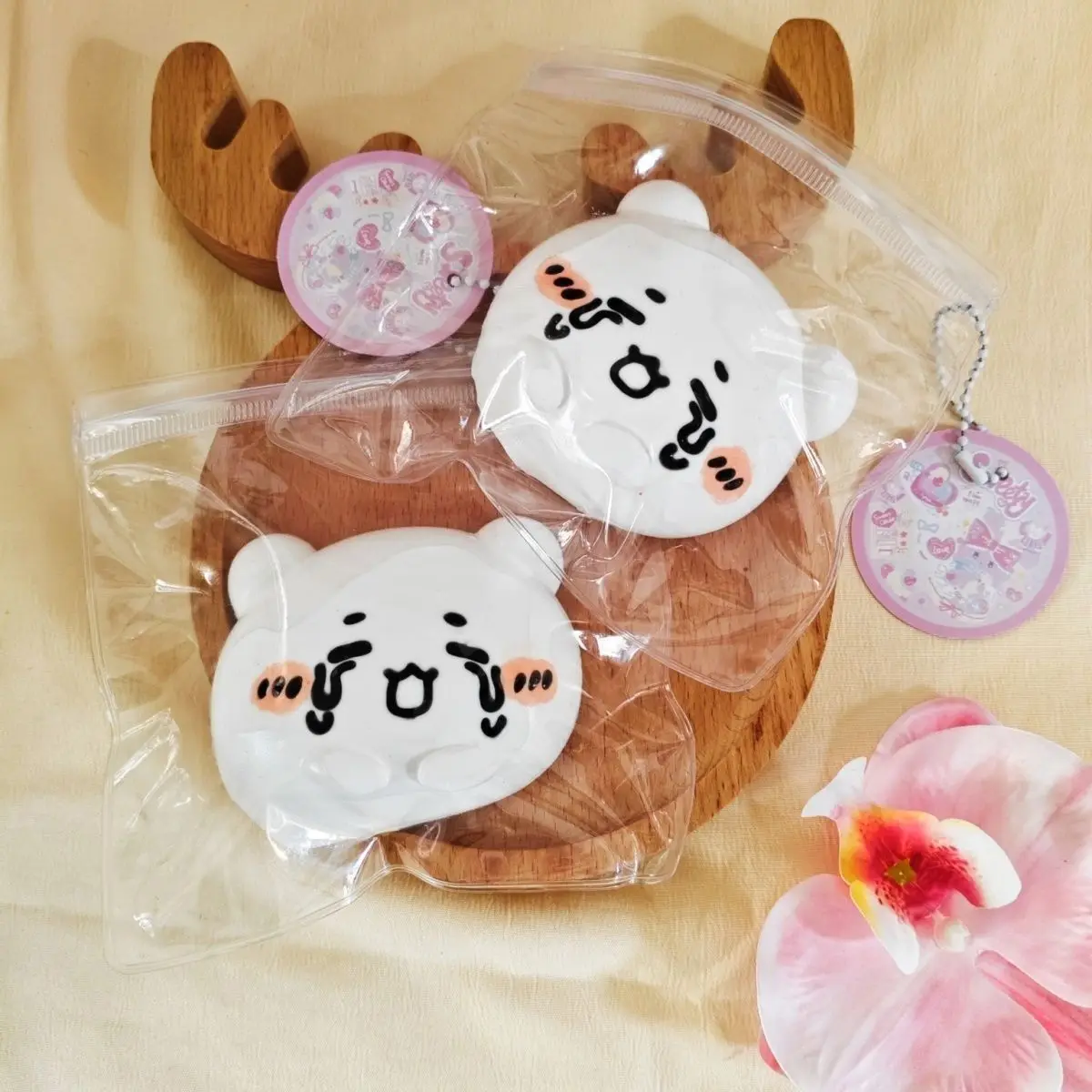 Chiikawa Cute Guy Usagi Rebound Stress Relief Toy Cream Silicone Stress Relief High Appearance Gift Ica Artifact Affordable