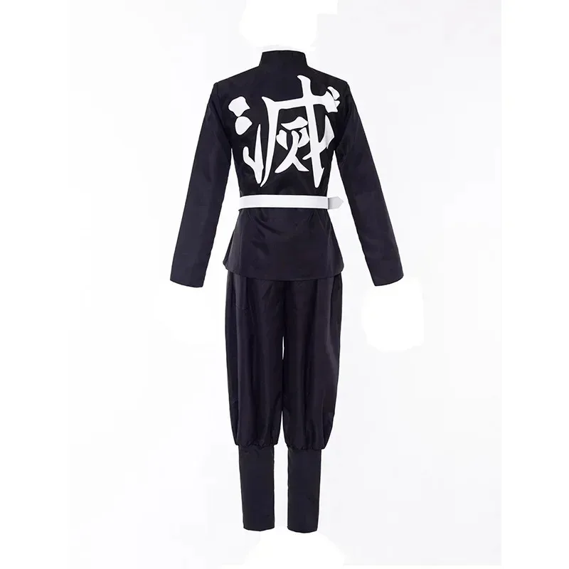 

2025 12 Anime Kamado Demon Butchers Kimetsu Cosplay Costume Wig Mask Kimono Mantel Halloween Uniform Adult Kids