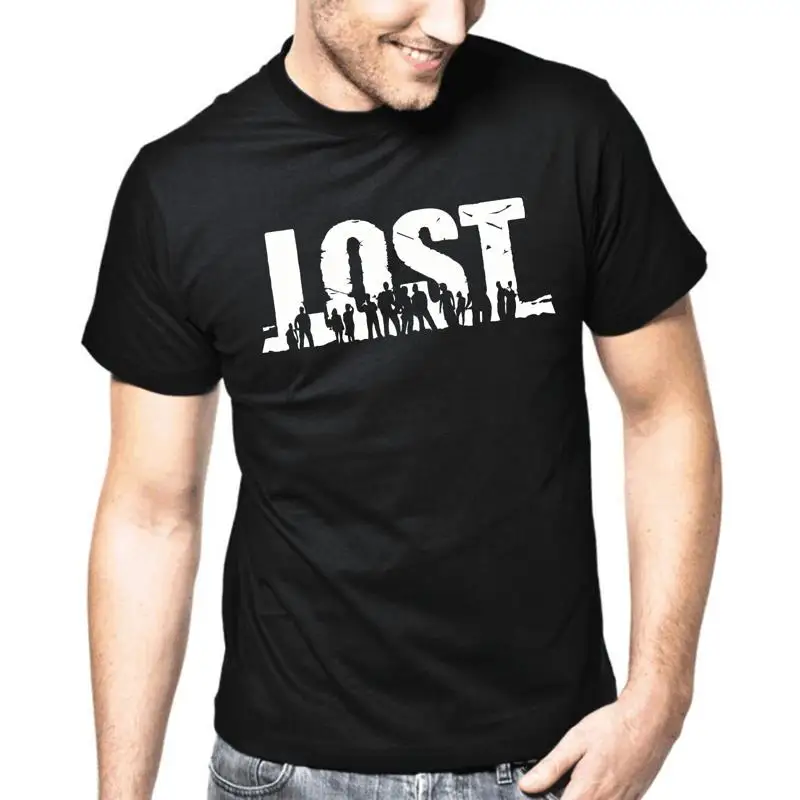 تي شيرت Lost TV Series Film Fan Fanshirt Cult Quotes Saying Gift T Shirt #1