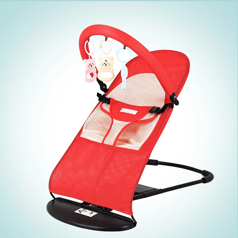 Baby Rocking Chair Baby Recliner Can Be Balanced and Folded To Coax To Coax Baby Rocking Chair