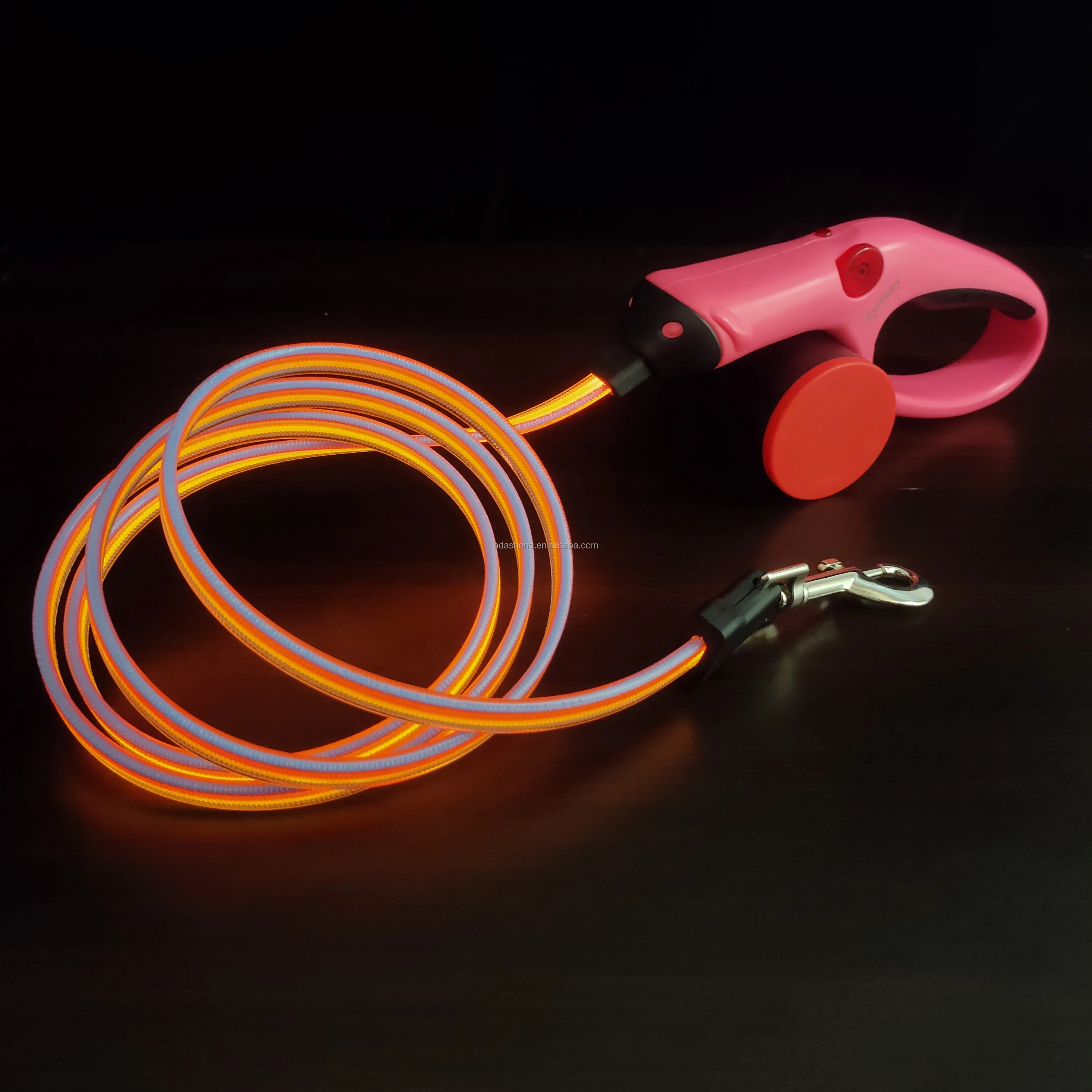 

Fashionable Neon Dog Leash with Beautiful Glow for Dark Walks Perfect Party Decorations for Pet Owners