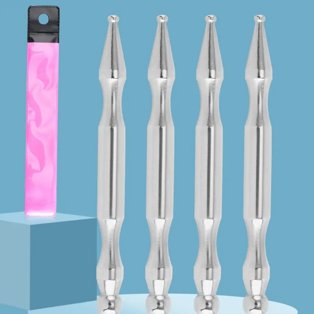 

Stainless Steel Acupuncture Pen Dual Head Design Self-Care Tool Deep Tissue Massager Wellness Product Deep Tissue Therapy