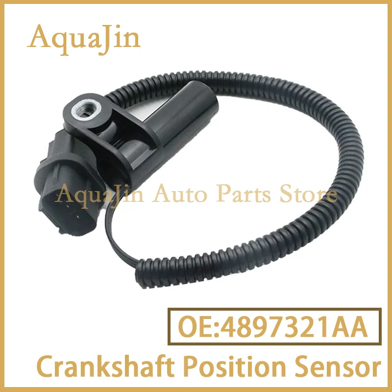 

4897321AA Датчик положения коленчатого вала для Jeep Grand Cherokee WJ WG Wrangler 1999 ~ 2004 2000 2001 56027868 56027869 PC176T