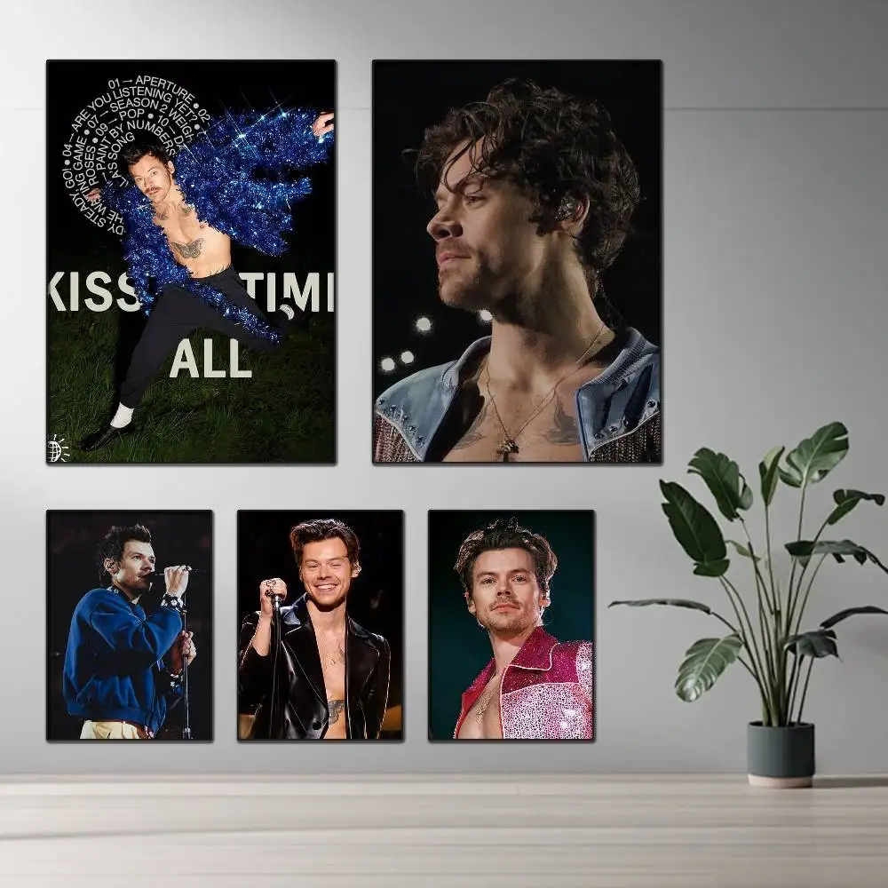 

2026 KISSCO H-Harry Style Poster Versatile HD Waterproof Wall Art Self-Adhesive Decor for Any Space Ideal Gift