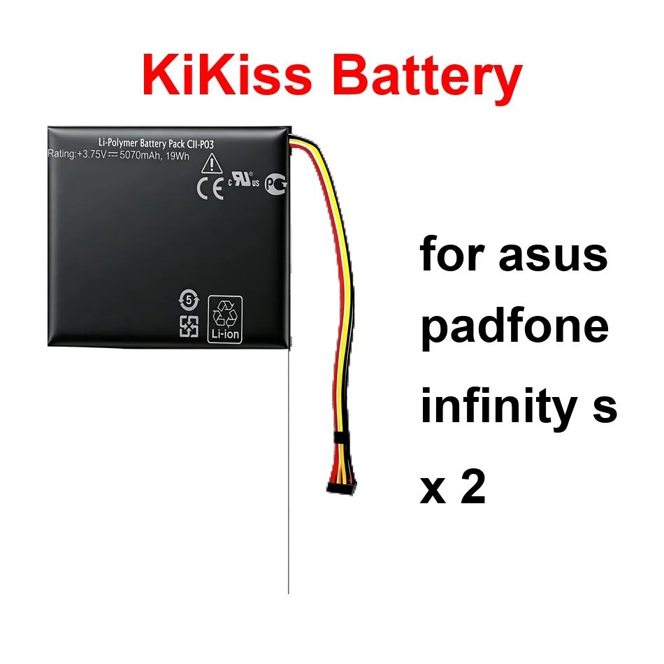 

Tablet Battery High-Capacity C11p1322 C11-P03 C11-A80 2215-5000mAh For Asus Padfone Infinity s x 2