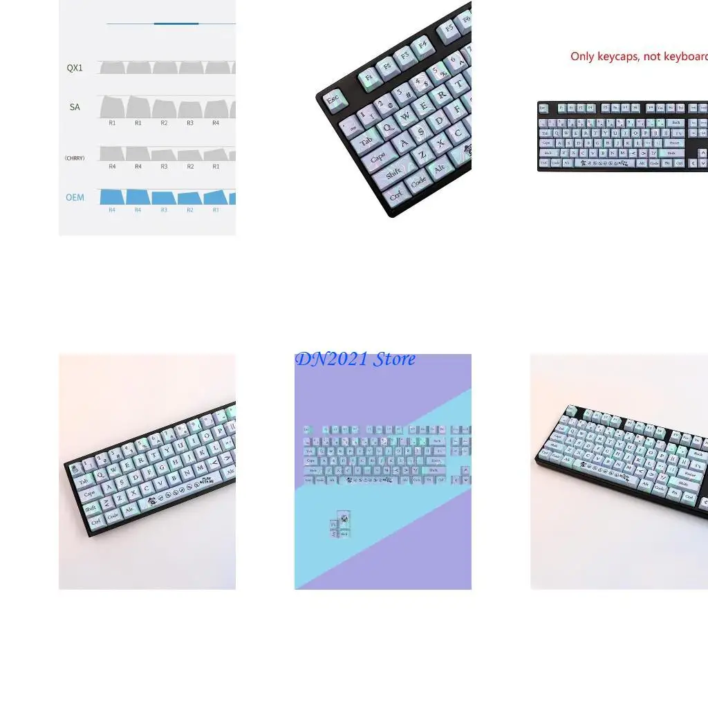 

F3KE PBT -клавиш 1112KEYS OEM -клавиш для ключей 61 104 108 MX Переключатель Механические клавишные клавиши для лучшего опыта