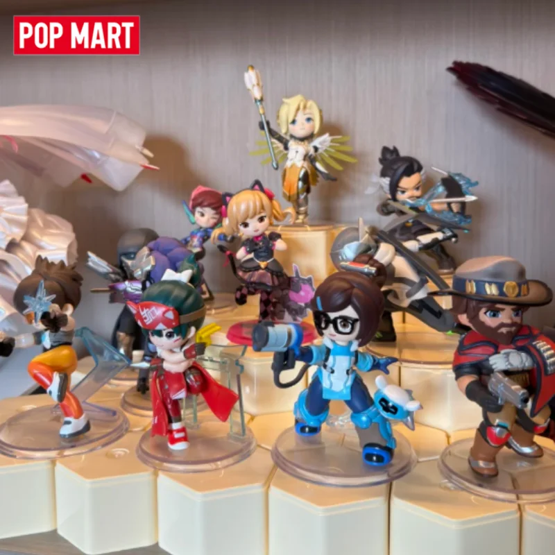 

POP MART Overwatch Play of The Game Series Blind Box Guess Bag Mystery Box Toys Doll Anime Figure Desktop Ornaments Cute Gift