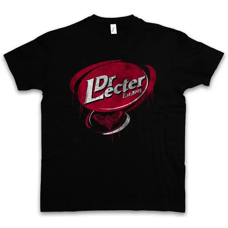 CAMISETA DR LECTER Hannibal Fun Pepper Drink Red Logo Dragon Movie