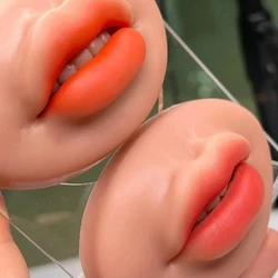 1pcs Reusable Silicone Lip Skin Practice European Solid for Microblading PMU Beginner Training Tattoo Permanent Makeup Tool