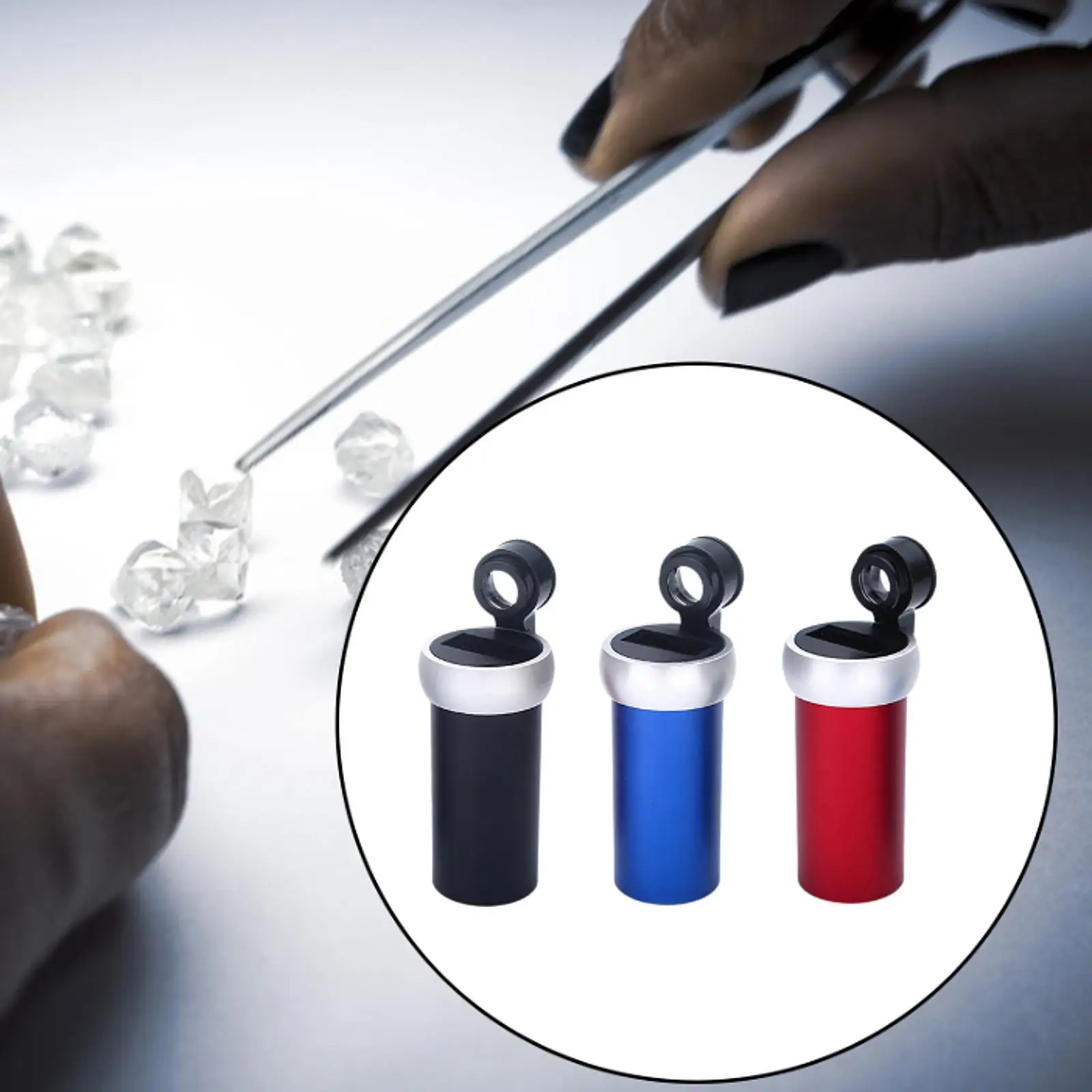 Schmuck Identifikation Lupe Inspektion Werkzeug Professionelle Handheld Diamant