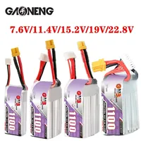 GNB 1100mAh 2S 3S 4S 6S 60C/120C HV Lipo Battery For FPV Long Racing Drone 4 Axis RC Quadcopter Drones Parts With XT30/XT60 Plug