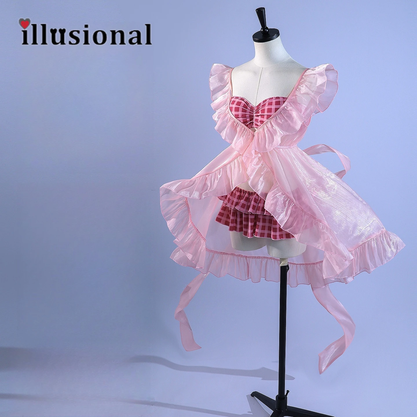 

illusional Arknights Eyjafjalla Cosplay Costume Game Eyjafjalla Summer Swimsuit Halloween Costume