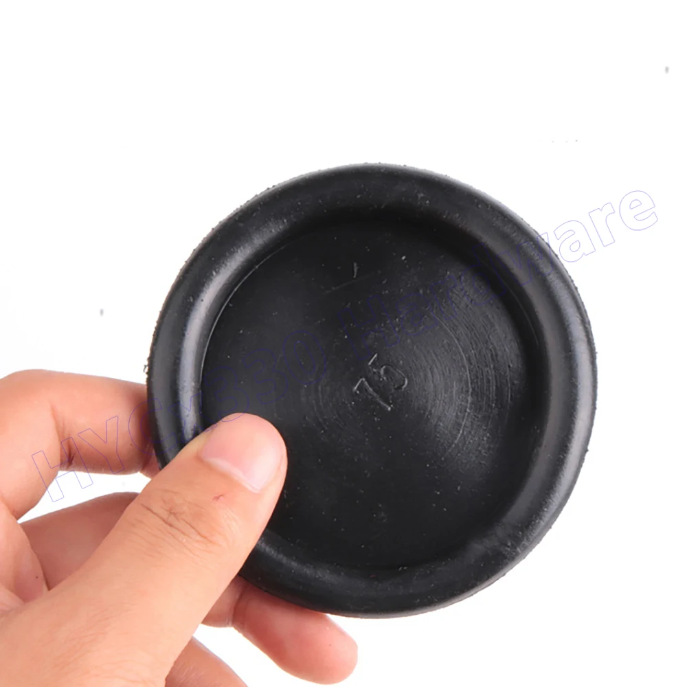 Rubber Grommet Closed Rubber Hole Plug Electrical Wire Gasket Single Sided for Wiring Protection, Drill Hole Sizes 14mm to 150mm