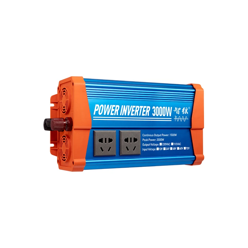 

Source factory 12V 220V 24V 220V DC To AC Portable 3000w pure sine wave inverter