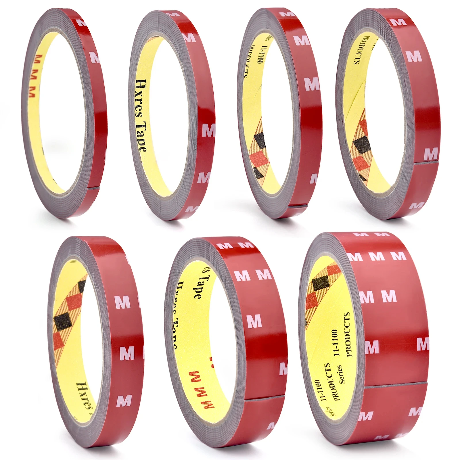 

6-50mm Double Sided Tape - Acrylic Super Strong Waterproof Heat Resistant - No Trace Wall Mounting Home/Car/Rain Visors