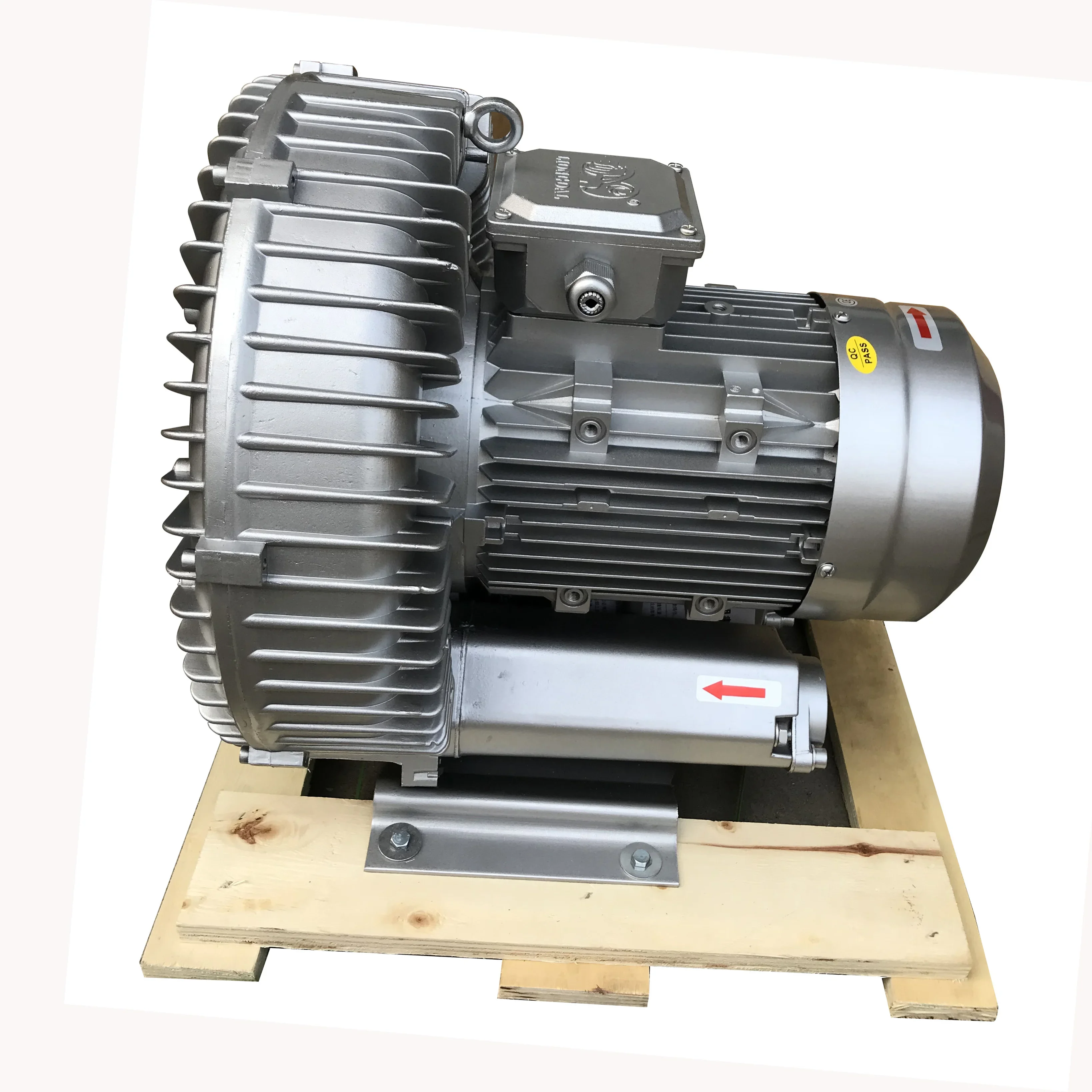 Hot sale 3kw 4hp regenerative ring blower cnc vacuum high rpm blower