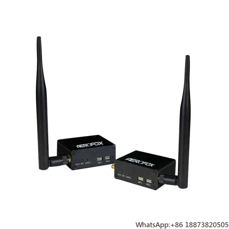 

Foxtech Aerofox VDT 30km 900MHz Long Range Star Network Drone UAV Wireless Data Transmitter and Receiver UAV Datalink Module