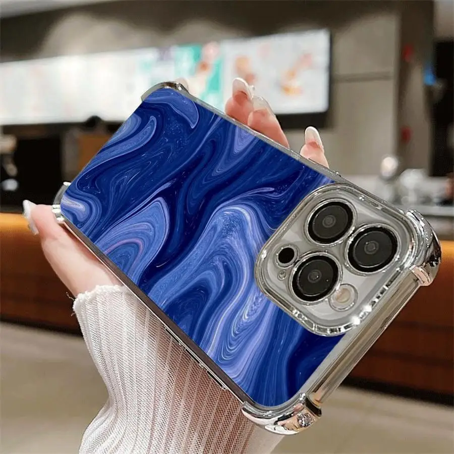 

Мягкий чехол для телефона iPhone 12, 13, 16 + 11, 16 Pro Max 15 Plus 14 Marble Art