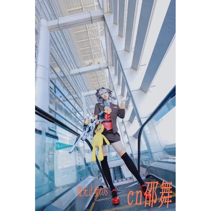 Bronya Zaych fantasia cosplay com peruca para mulheres, Honkai Impact 3, uniforme de Halloween, conjunto completo de trajes para meninas, shorts